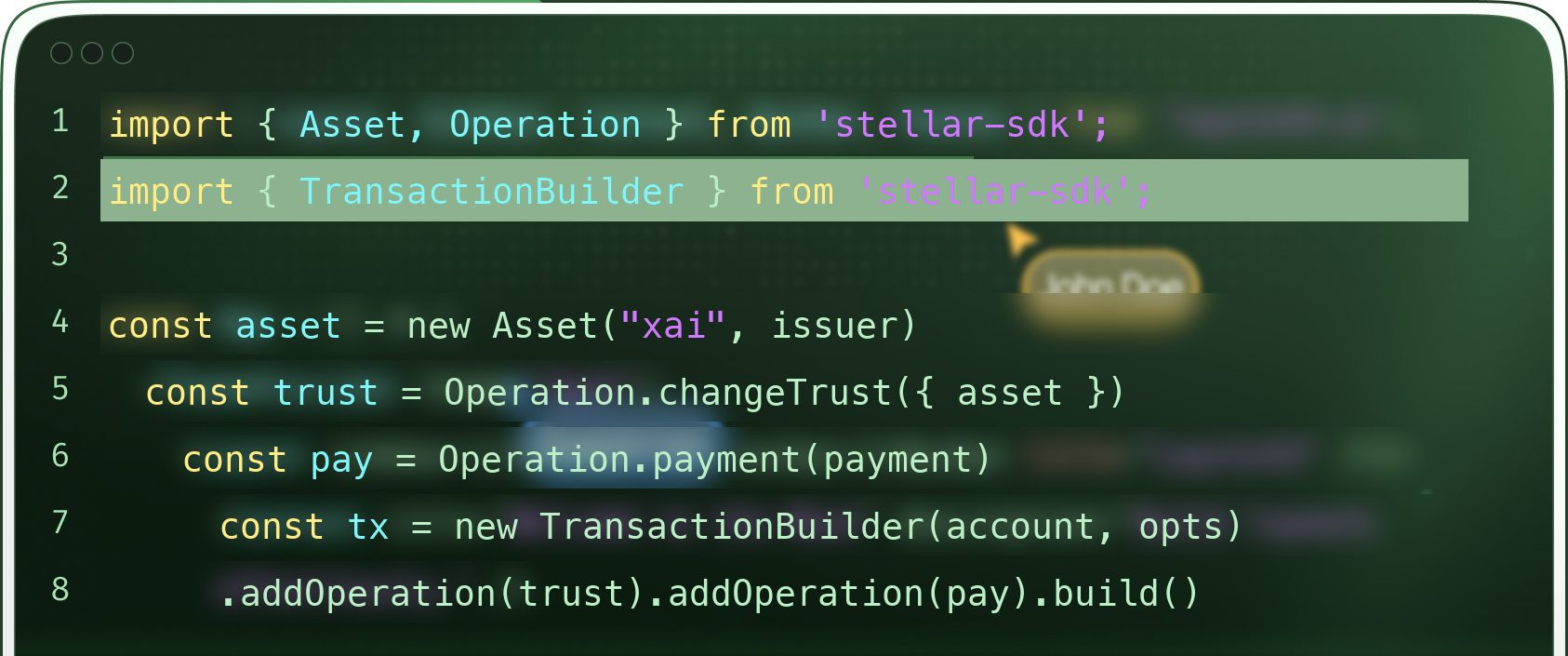 Screenshot of code in a text editor showing a React component importing layout elements and a ThemeProvider, defining an App with a dark theme and layout components.